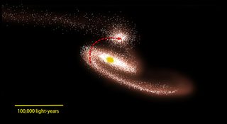 Illustration for article titled NASA says NGC 6872 is the largest spiral galaxy ever discovered
